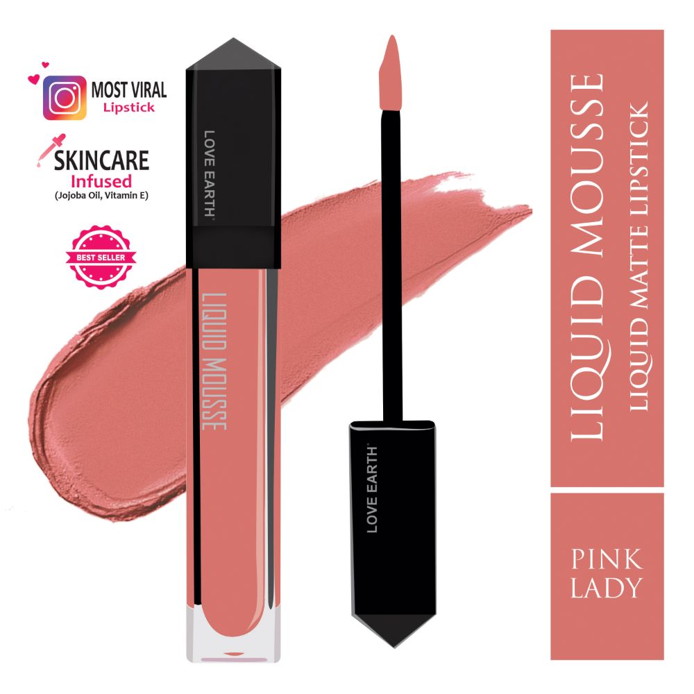 Love Earth Liquid Mousse Lipstick - Pink Lady | Grocsy