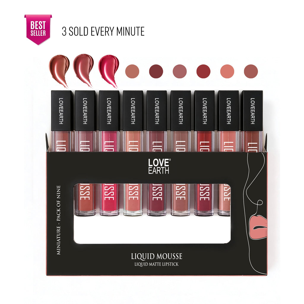 Love Earth Liquid Mousse Miniature Liquid Matte Lipstick | Grocsy