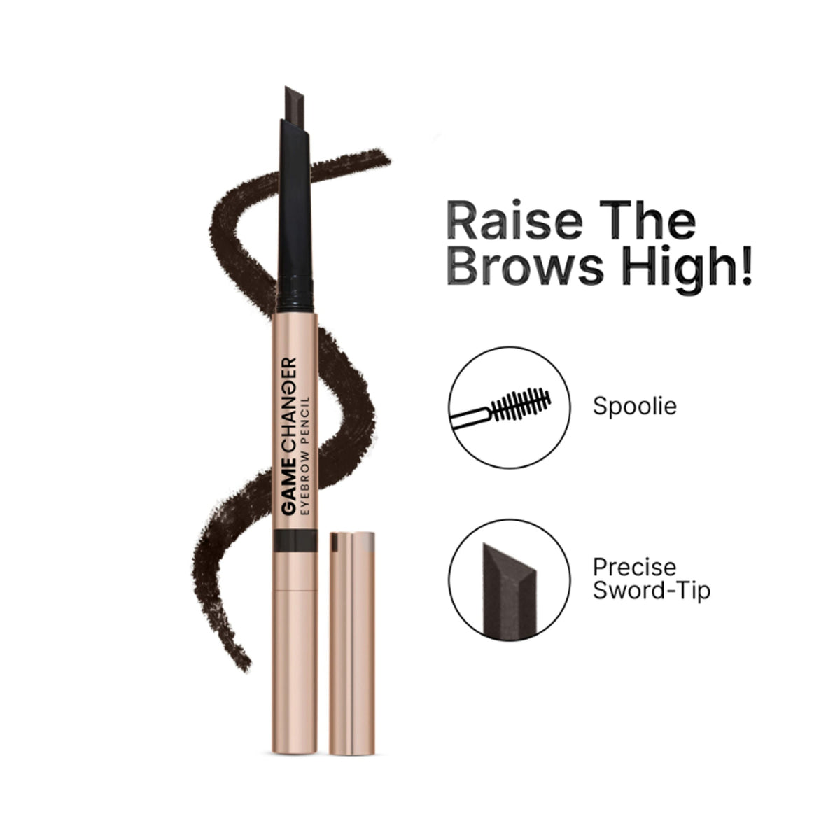 Swiss Beauty Select Game Changer Eyebrow Pencil - 1 Ash Brown | Grocsy