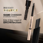 Swiss Beauty Select Game Changer Eyebrow Pencil - 3 Charcoal Black | Grocsy