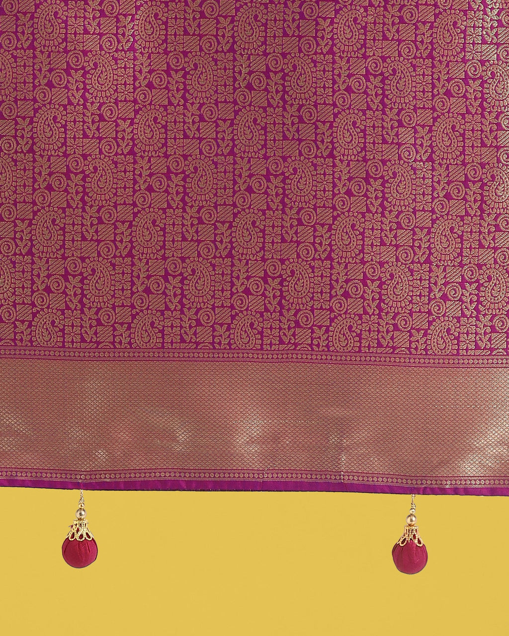 Monjolika Fashion Multi Colour Banarasi Silk Zari Weaving Classic Saree | Grocsy