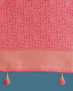 Monjolika Fashion Light Pink Colour Banarasi Silk Zari Weaving Classic Saree | Grocsy