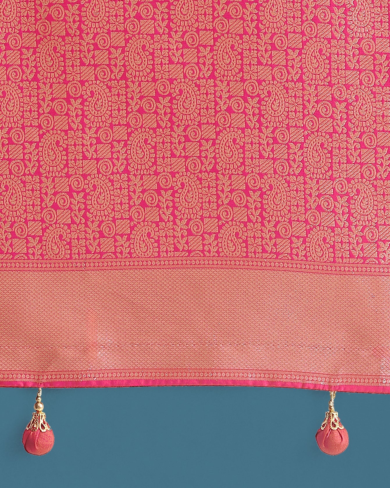 Monjolika Fashion Light Pink Colour Banarasi Silk Zari Weaving Classic Saree | Grocsy