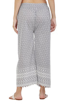 PAVONINE Grey Color Full Thread Chikankari Cotton Fabric Sharara For Women | Grocsy