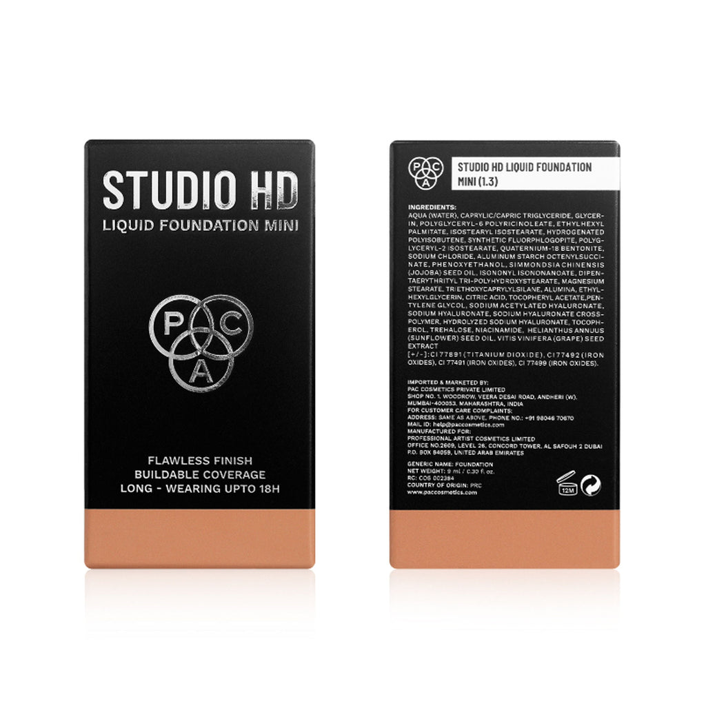 PAC Studio HD Liquid Mini Foundation - 1.3 | Grocsy