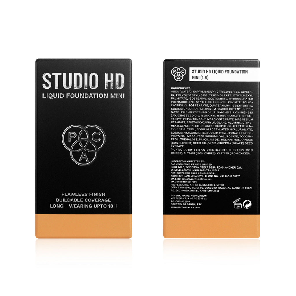 PAC Studio HD Liquid Mini Foundation - 1.6 | Grocsy
