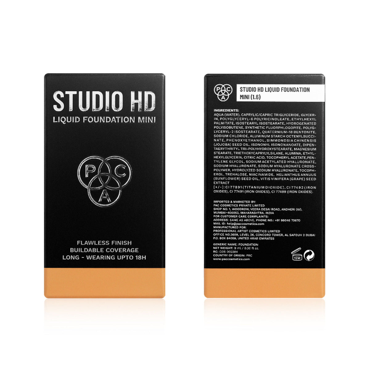 PAC Studio HD Liquid Mini Foundation - 1.6 | Grocsy