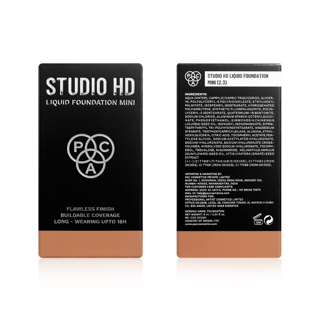 PAC Studio HD Liquid Mini Foundation - 2.3 | Grocsy
