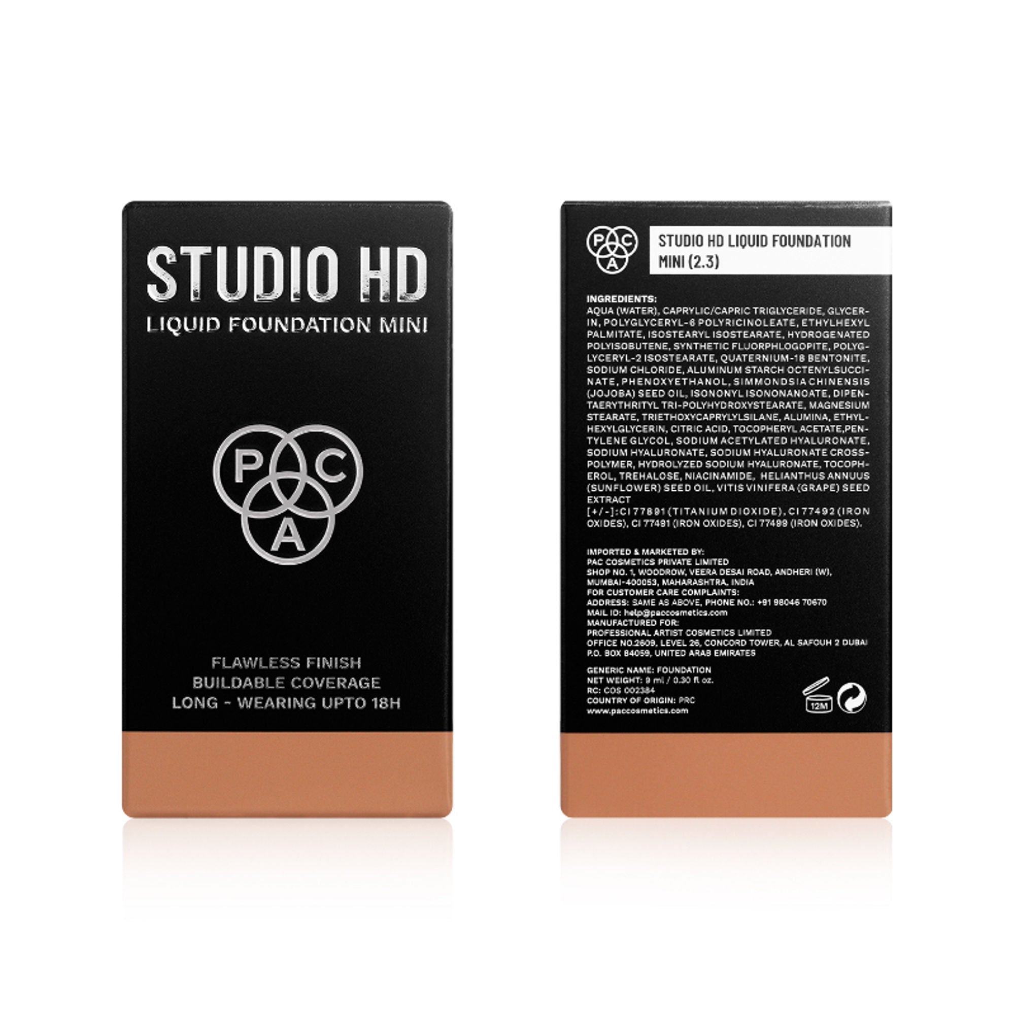 PAC Studio HD Liquid Mini Foundation - 2.3 | Grocsy