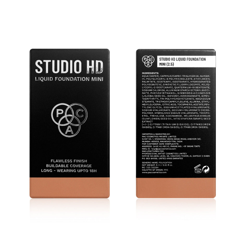 PAC Studio HD Liquid Mini Foundation - 2.5 | Grocsy