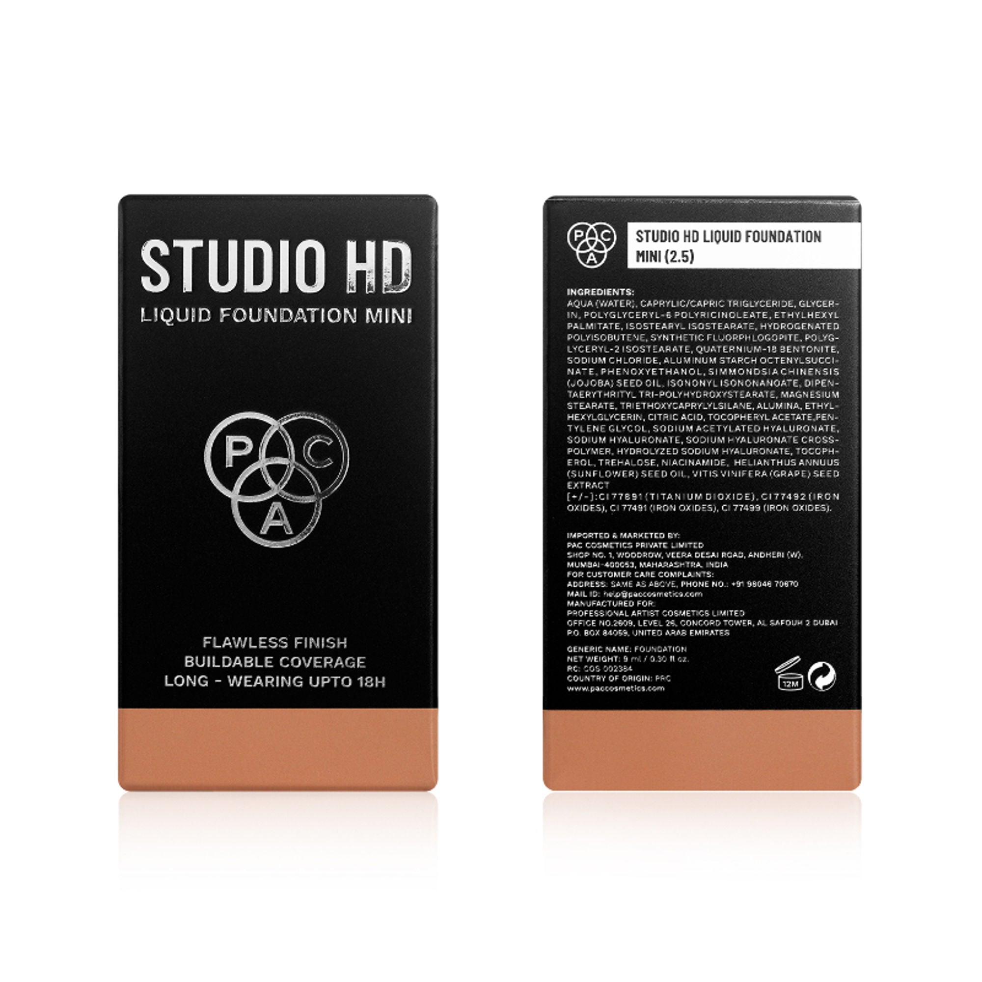 PAC Studio HD Liquid Mini Foundation - 2.5 | Grocsy