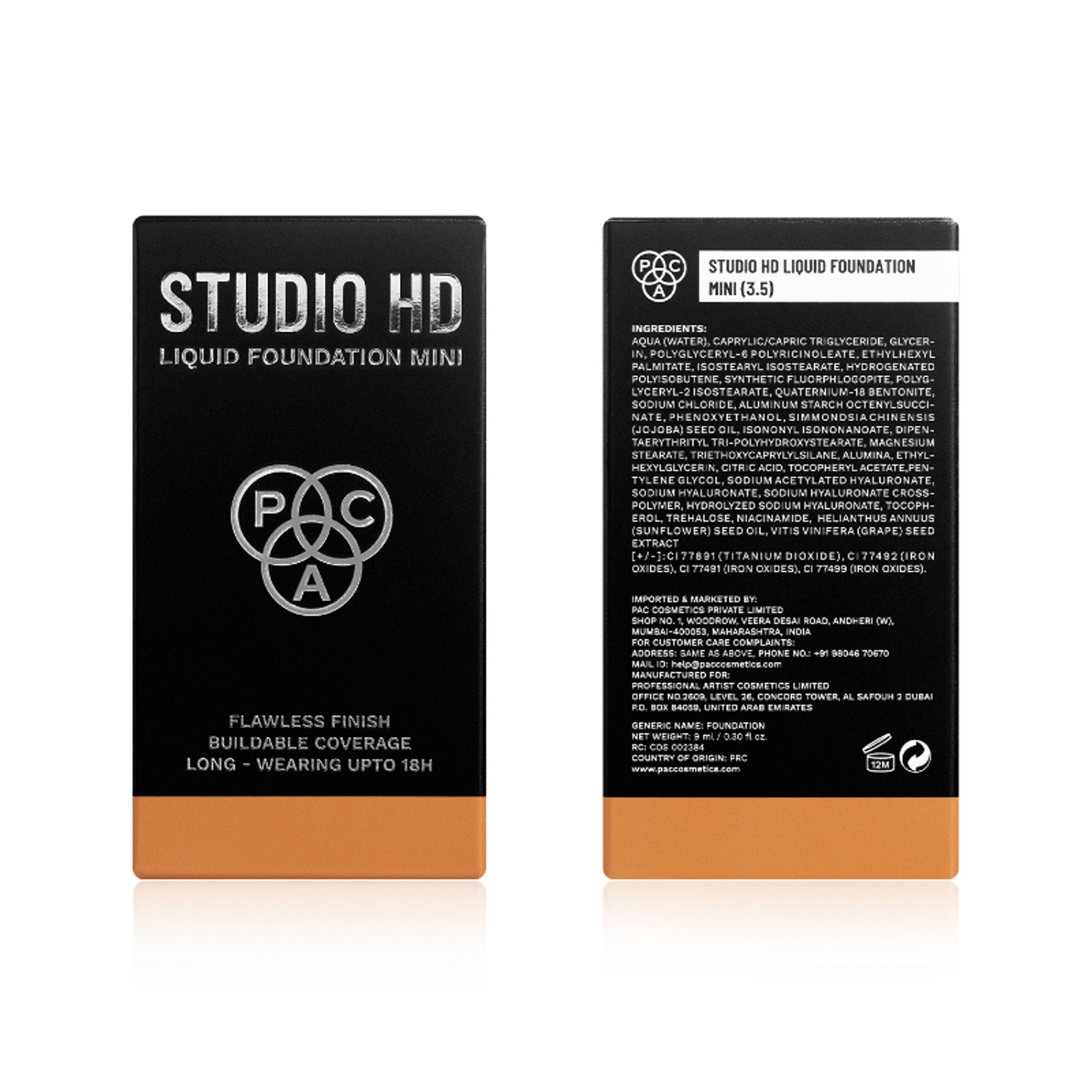 PAC Studio HD Liquid Mini Foundation - 3.5 | Grocsy