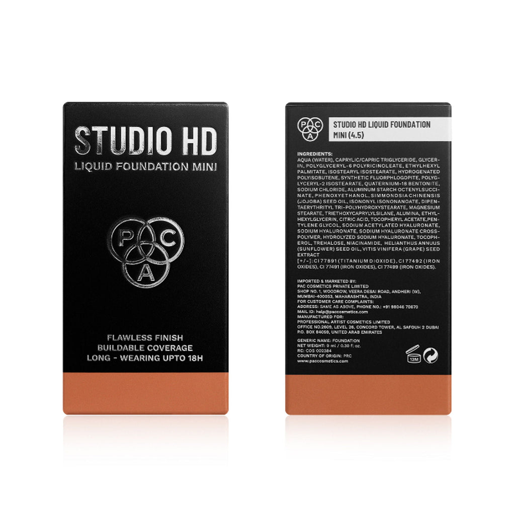 PAC Studio HD Liquid Mini Foundation - 4.5 | Grocsy