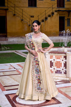 Lorenvalley Fashion Off White Raspberry Plain with Canvas and Can Can Lehenga Choli with Dupatta | Grocsy