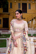 Lorenvalley Fashion Off White Raspberry Plain with Canvas and Can Can Lehenga Choli with Dupatta | Grocsy