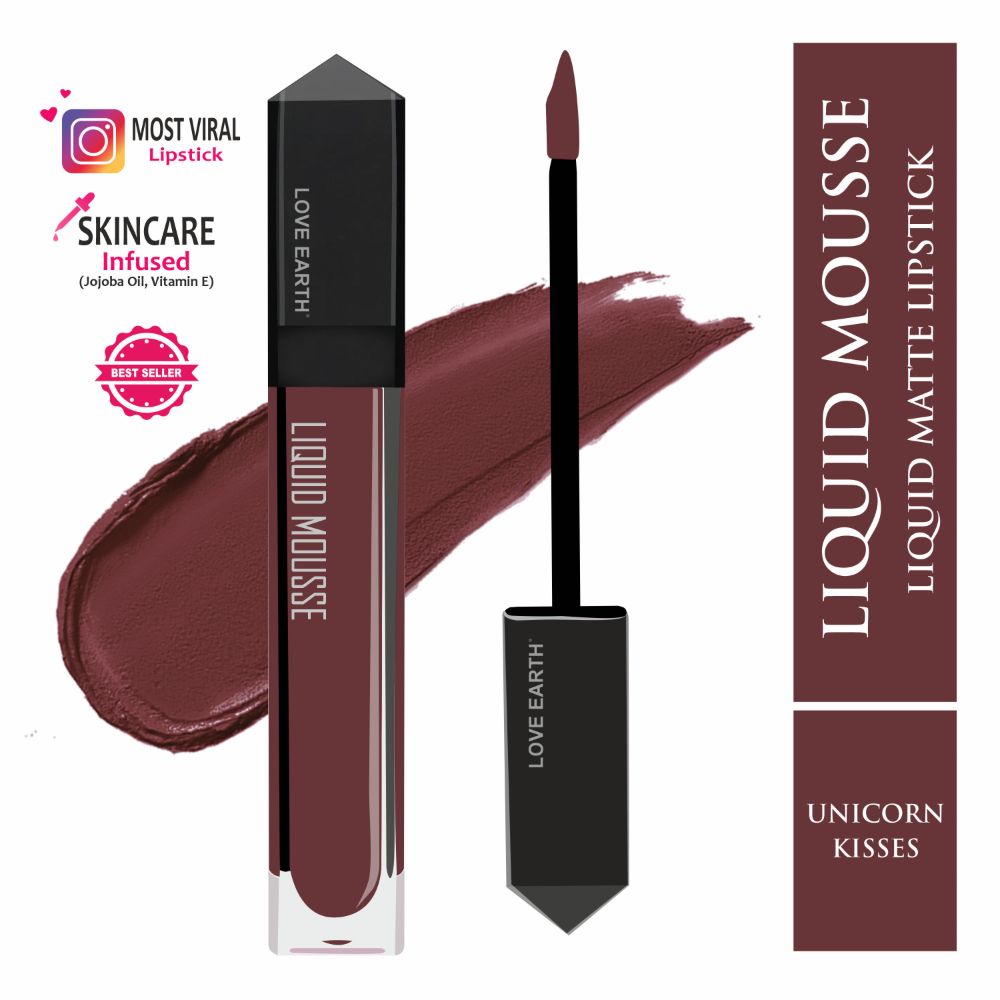 Love Earth Liquid Mousse Lipstick - Unicorn Kisses | Grocsy