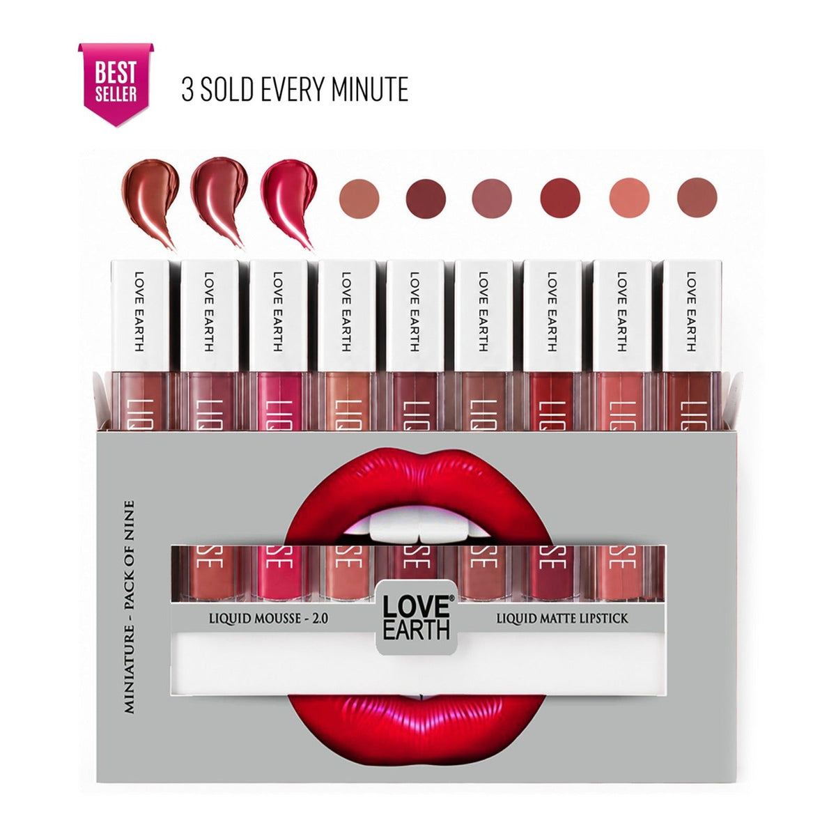 Love Earth Liquid Mousse Lipstick 2.O | Grocsy