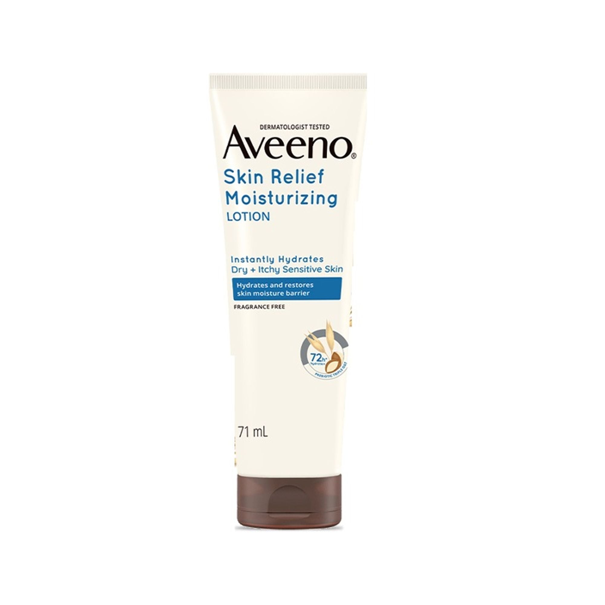 Aveeno Skin Relief Moisturising Lotion - Oat + Shea Butter Body Moisturizer For Dry & Sensitive Skin | Grocsy