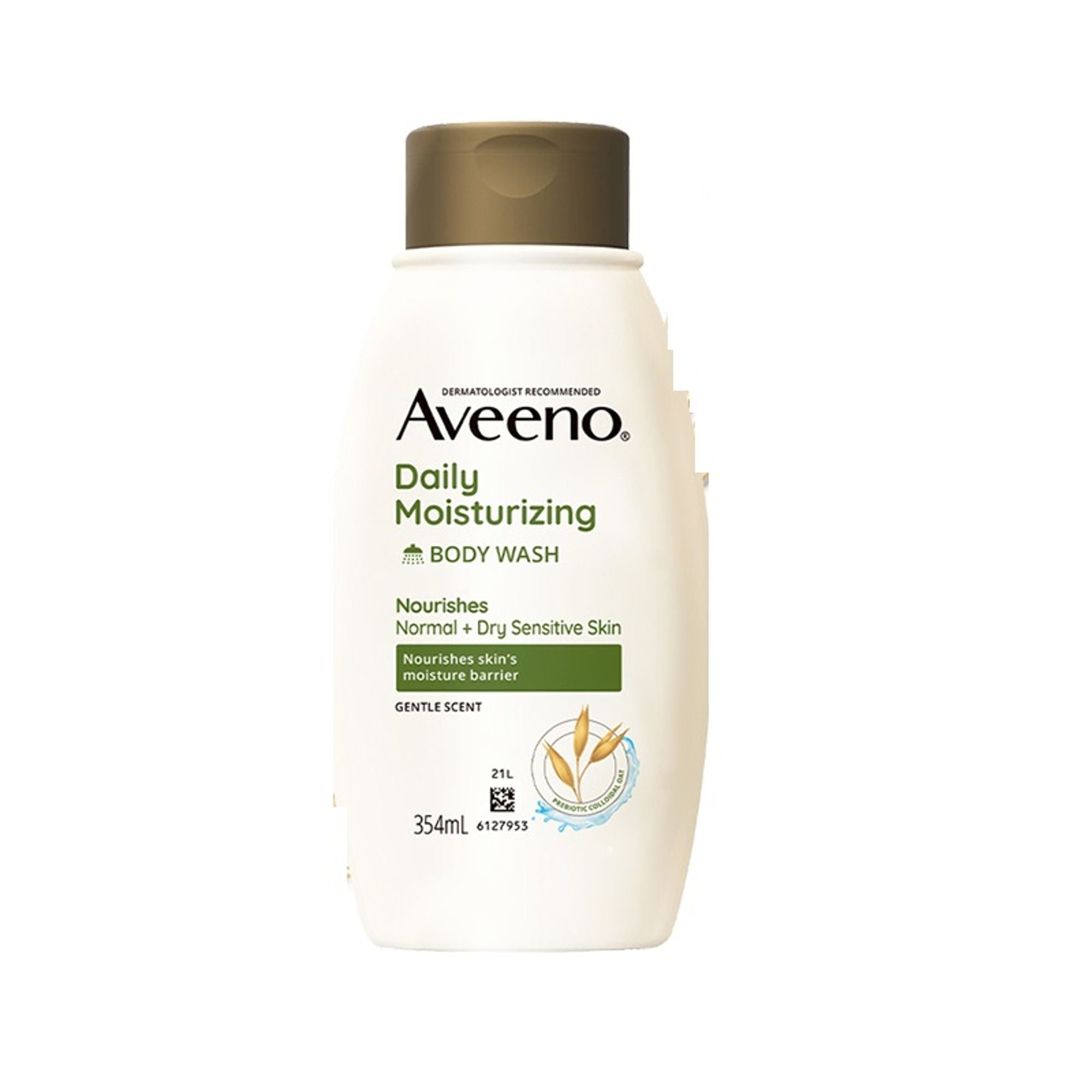 Aveeno Daily Moisturising Body Wash - Prebiotic Oat Cleanse, Moisturize Normal, Dry & Sensitive Skin | Grocsy