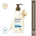 Aveeno Skin Relief Moisturising Lotion - Oat + Shea Butter Body Moisturizer For Dry & Sensitive Skin | Grocsy