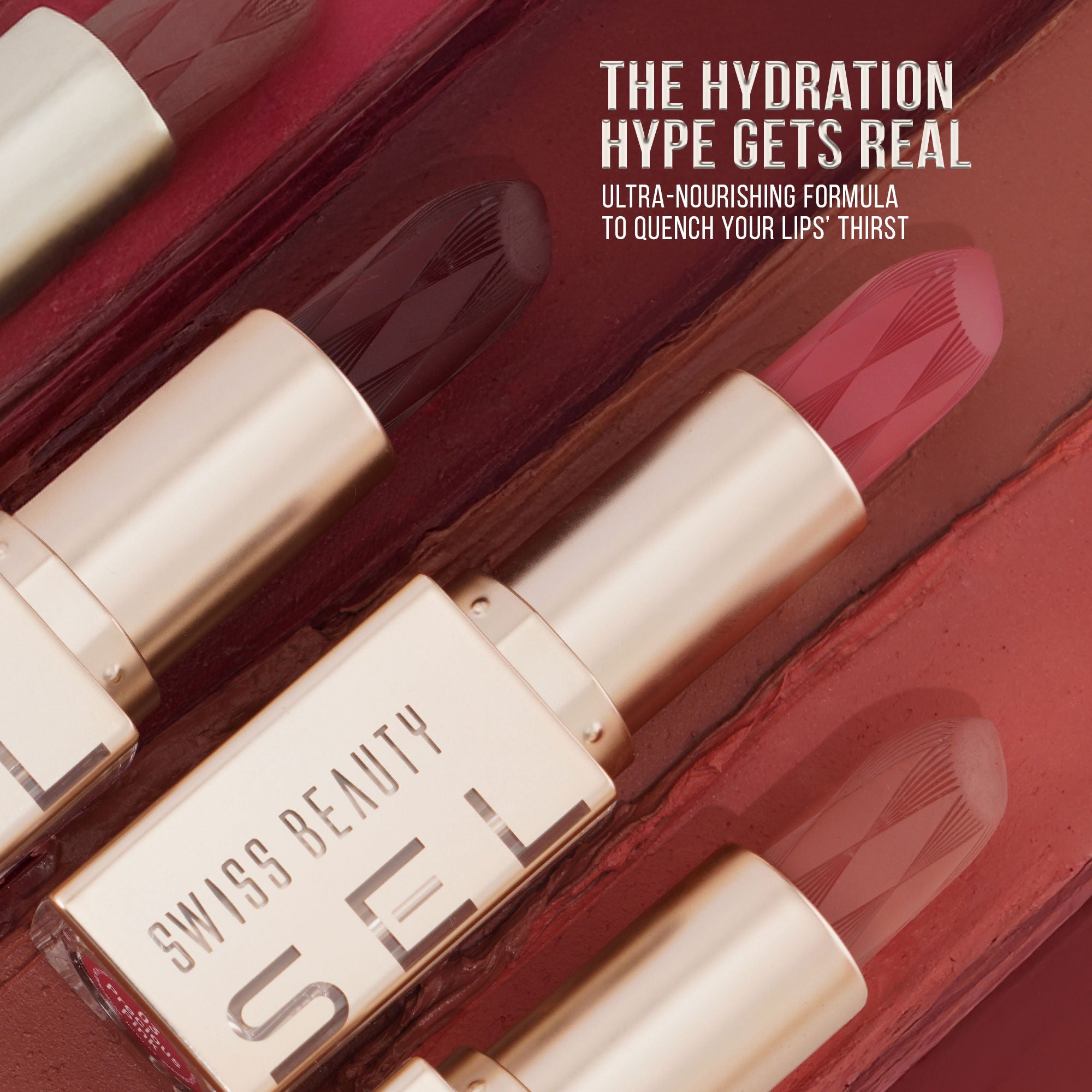 Swiss Beauty Select Creme Touch Hydrating Lipstick - 6 Majestic Mauve | Grocsy