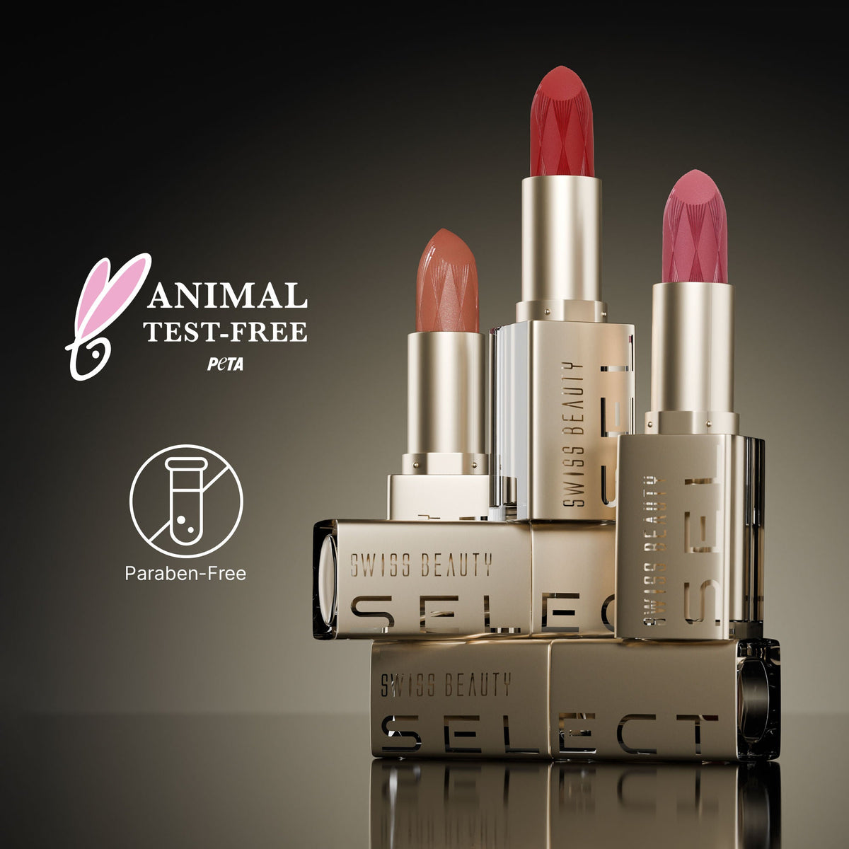 Swiss Beauty Select Creme Touch Hydrating Lipstick - 6 Majestic Mauve | Grocsy