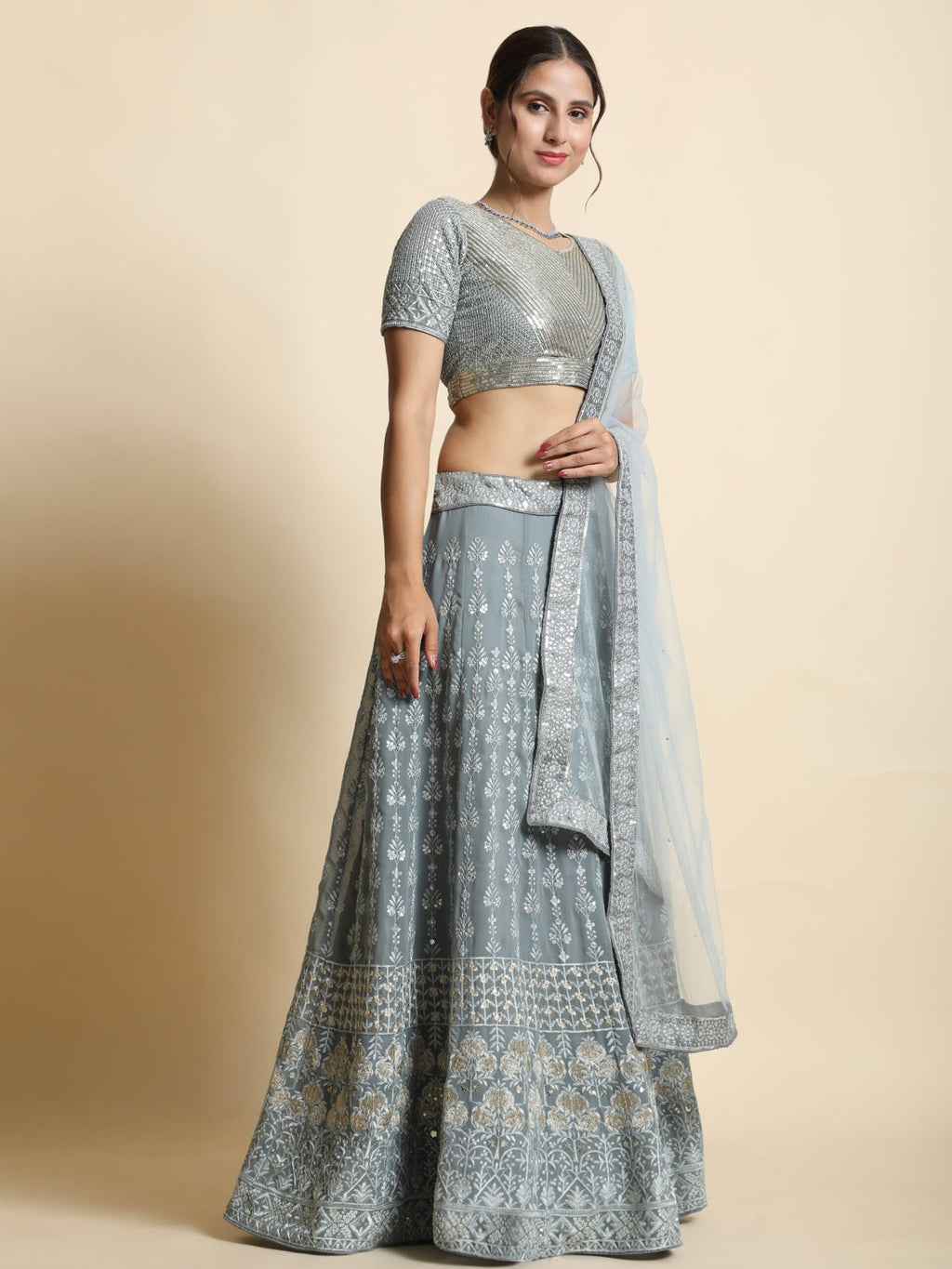 Lehenga Mart Glamorous Designer Lehenga Choli for Bridal and Bridesmaids Wedding Wear Choli | Grocsy