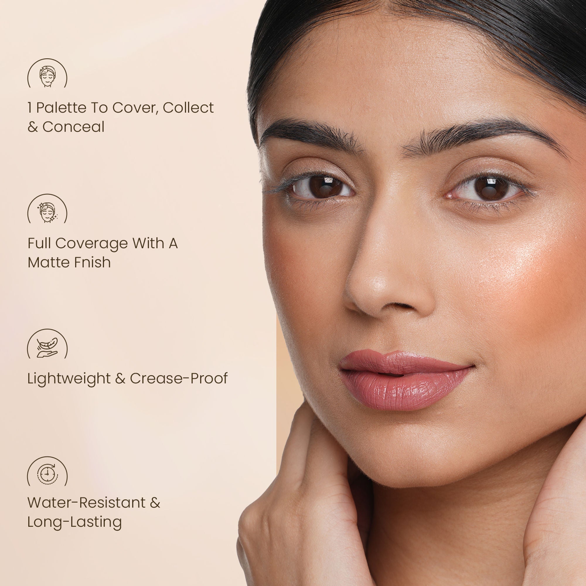 Swiss Beauty Cover Studio Ultra Base Concealer Palette - 3 | Grocsy