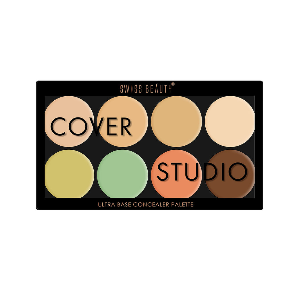 Swiss Beauty Cover Studio Ultra Base Concealer Palette - 3 | Grocsy