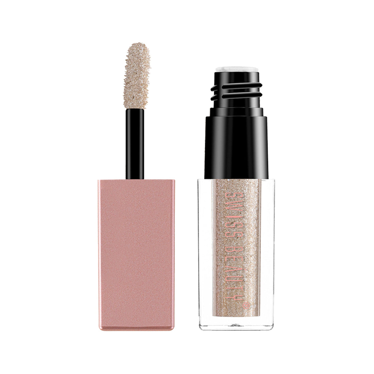 Swiss Beauty Metallic Liquid Eyeshadow - 02 Diamond Dust | Grocsy
