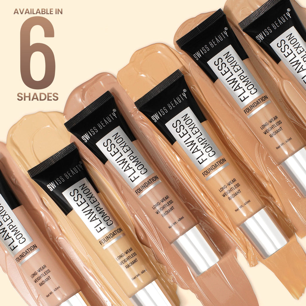 Swiss Beauty Flawless Complexion Foundation - 5 Pale Medium | Grocsy