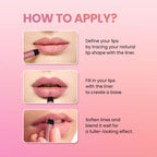 Swiss Beauty Two In One Lip Liner & Lip Filler - Clear Red | Grocsy