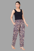 House of RP Women's Multicolor Rayon Printed Trousers | Grocsy