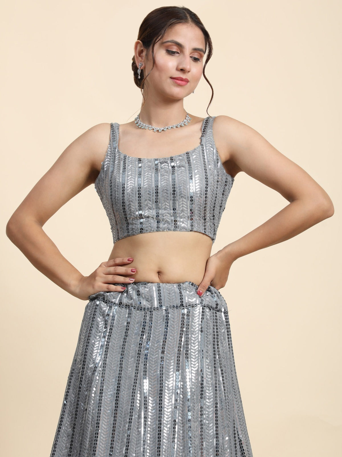 Lehenga Mart Glamorous Designer Lehenga Choli for Bridal and Bridesmaids Wedding Wear Choli | Grocsy