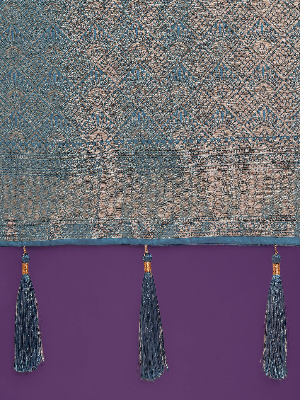 Monjolika Fashion Flattering Cyan blue Banarasi Satin Silk Zari Weaving Work Designer Saree | Grocsy