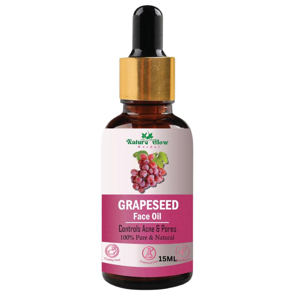 Nature Glow Herbal Grapeseed Facial Oil | Grocsy