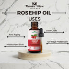 Nature Glow Herbal Rosehip Facial Oil | Grocsy