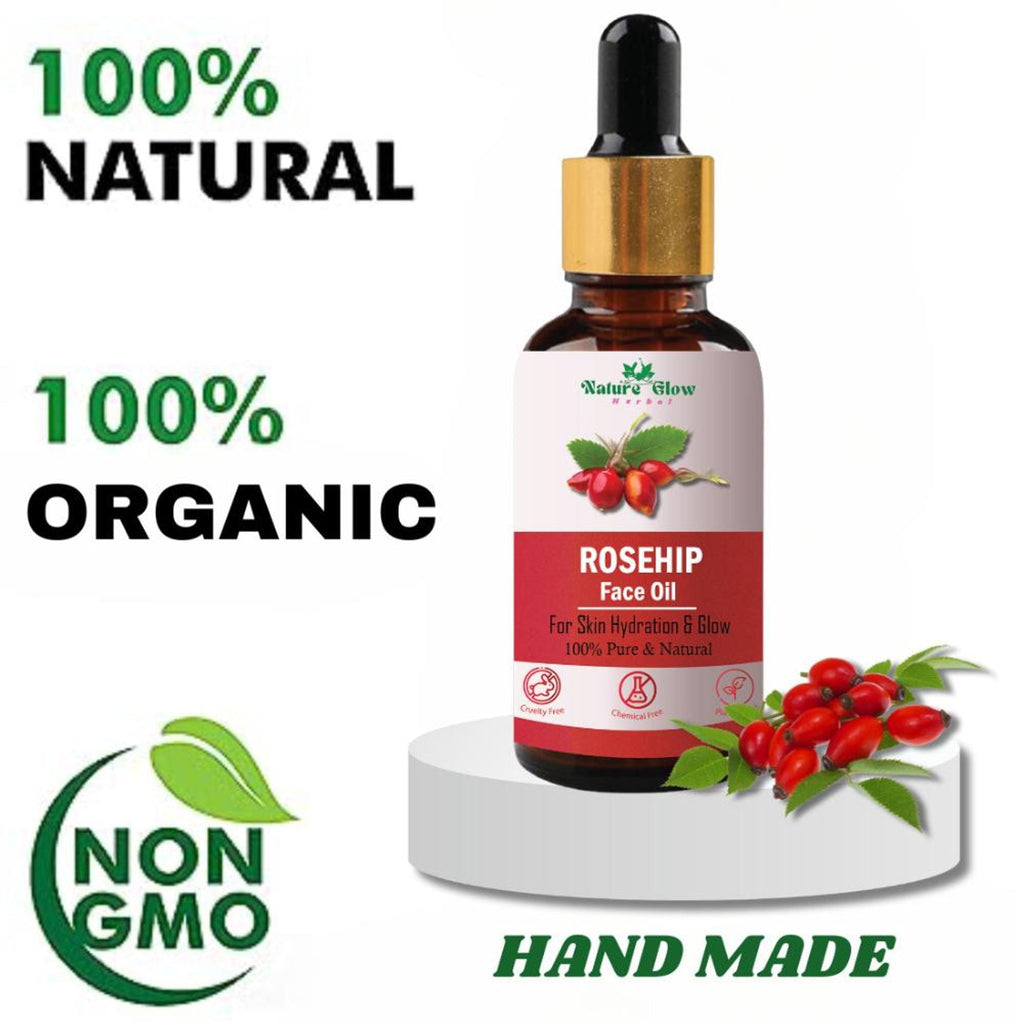 Nature Glow Herbal Rosehip Facial Oil | Grocsy