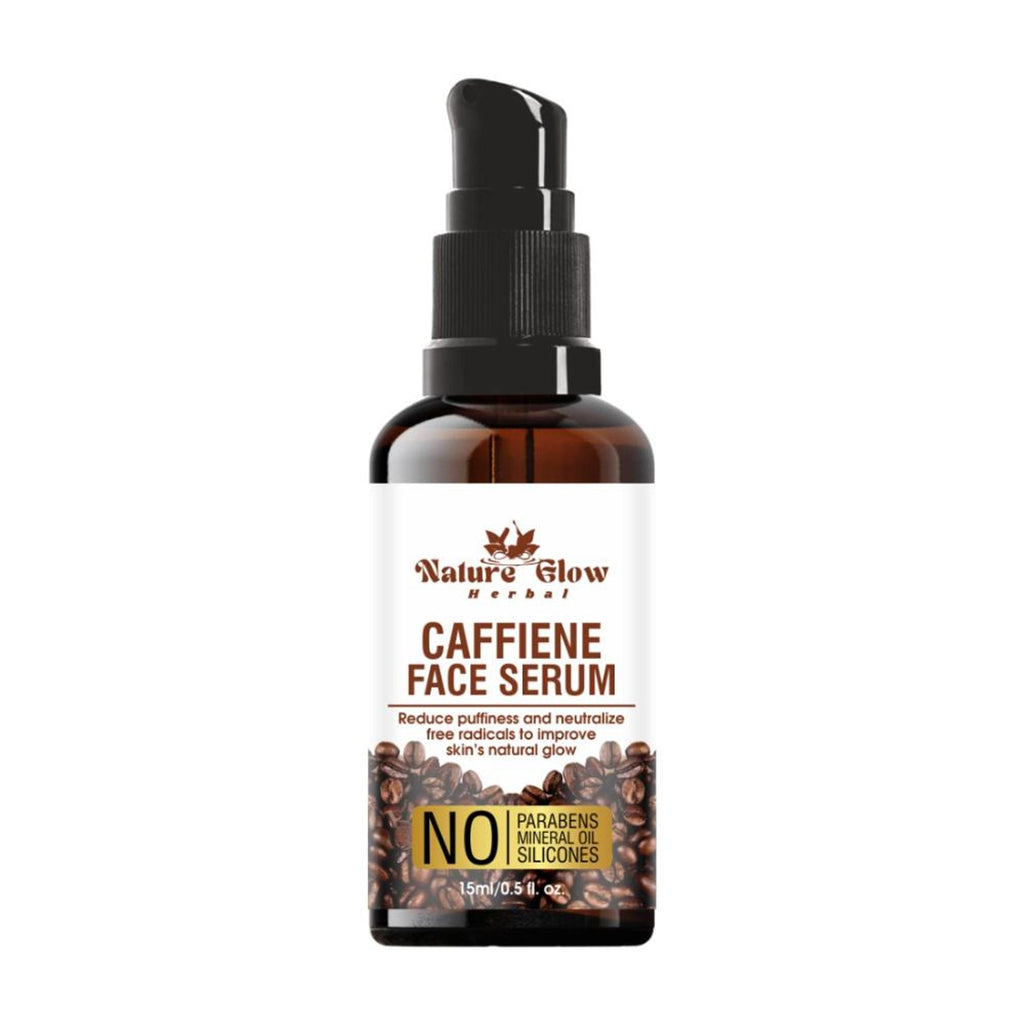 Nature Glow Herbal Caffeine Face Serum | Grocsy