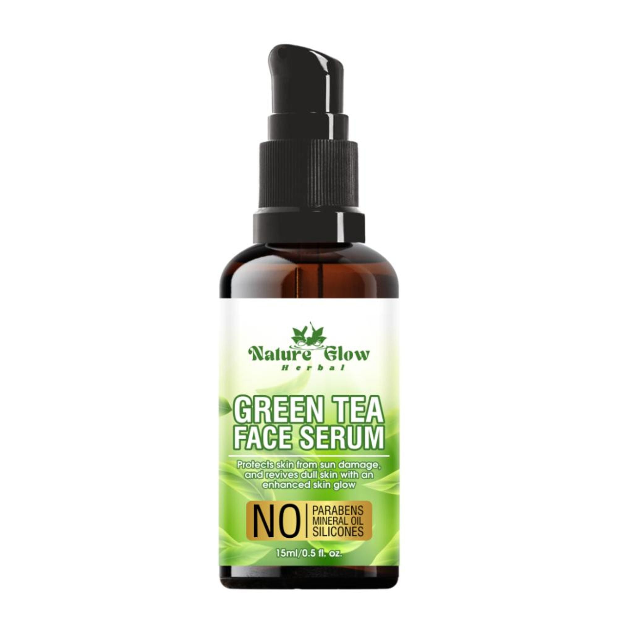 Nature Glow Herbal Green Tea Face Serum | Grocsy