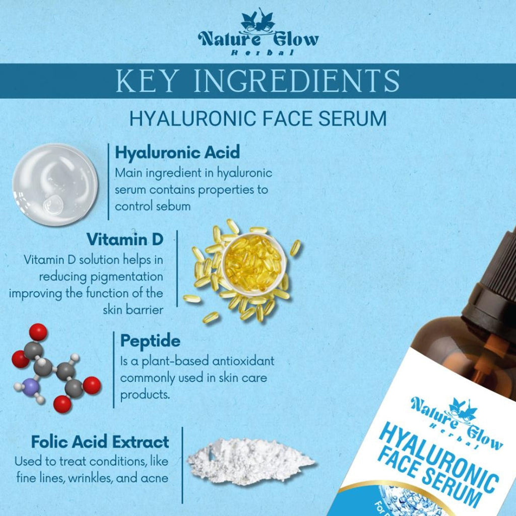 Nature Glow Herbal Hyaluronic Serum | Grocsy