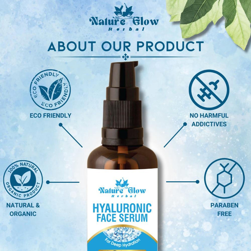 Nature Glow Herbal Hyaluronic Serum | Grocsy