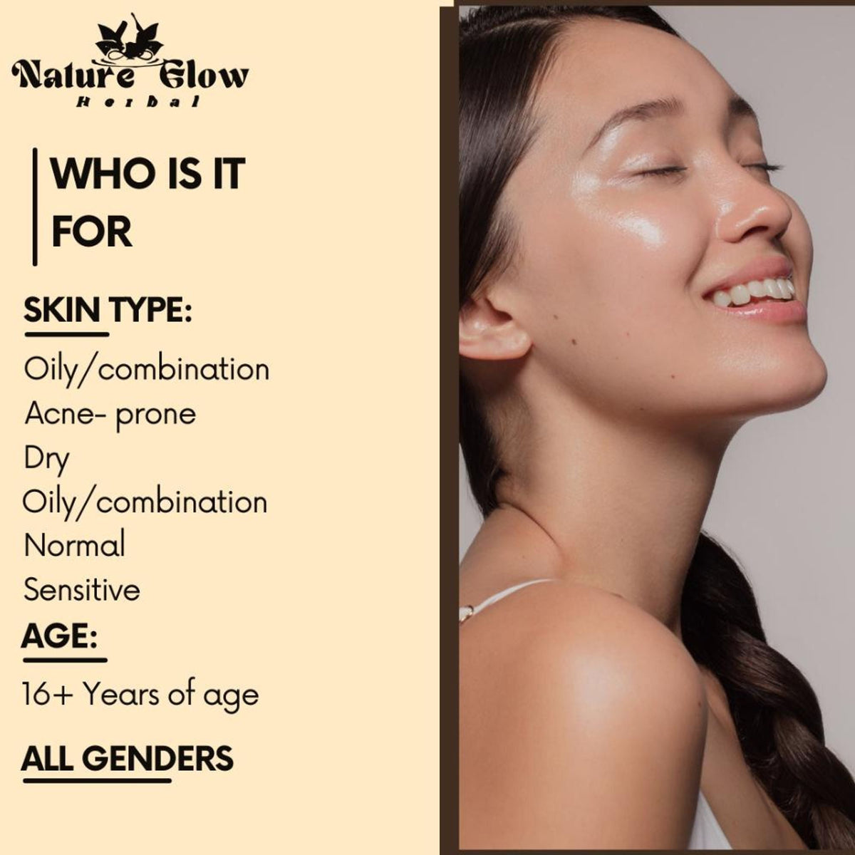 Nature Glow Herbal 10% Niacinamide Face Serum | Grocsy