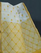 Shades of Cream And Dry Mehendi Colour With Patli Pallu Design Pure Kota Cotton Saree By Gayathri Reddy Designer Studio | Grocsy