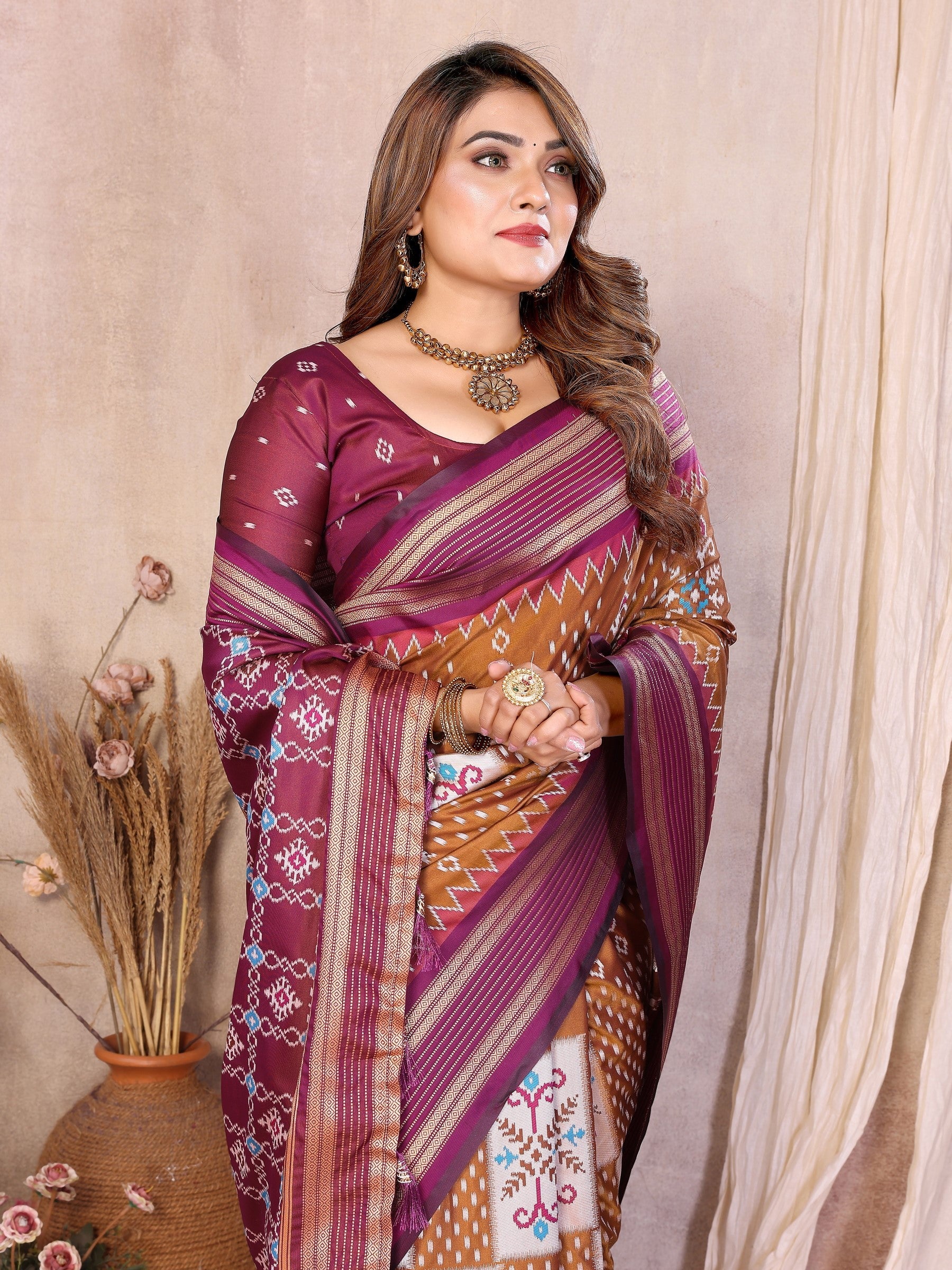 Anaita Premium South Soft Silk Saree | Grocsy