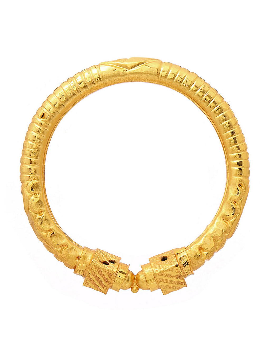 Ruby Raang Golden Bangle | Grocsy