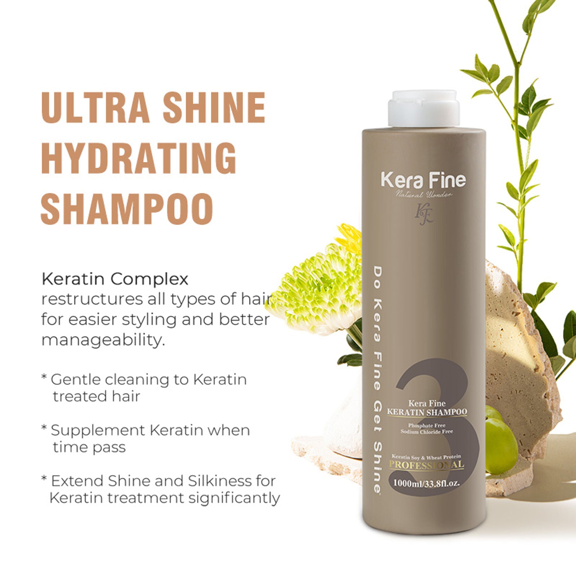 Kera Fine Keratin Shampoo | Grocsy