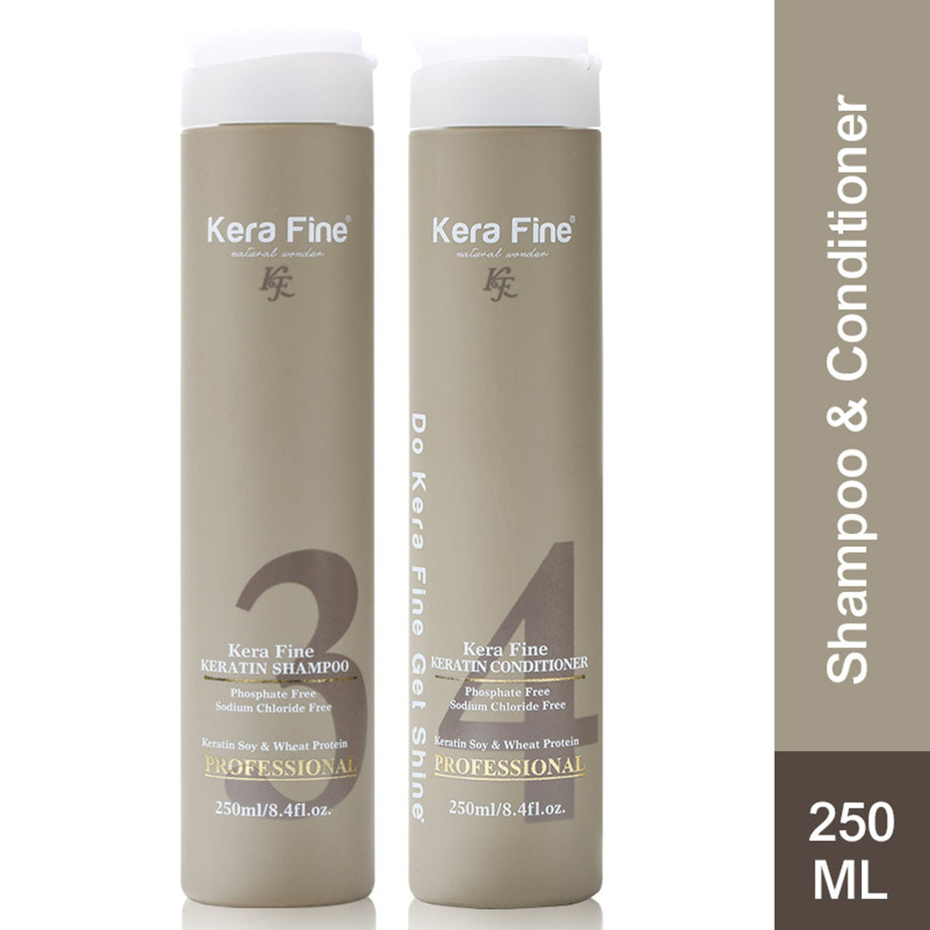 Kera Fine Keratin Shampoo & Conditioner Combo | Grocsy