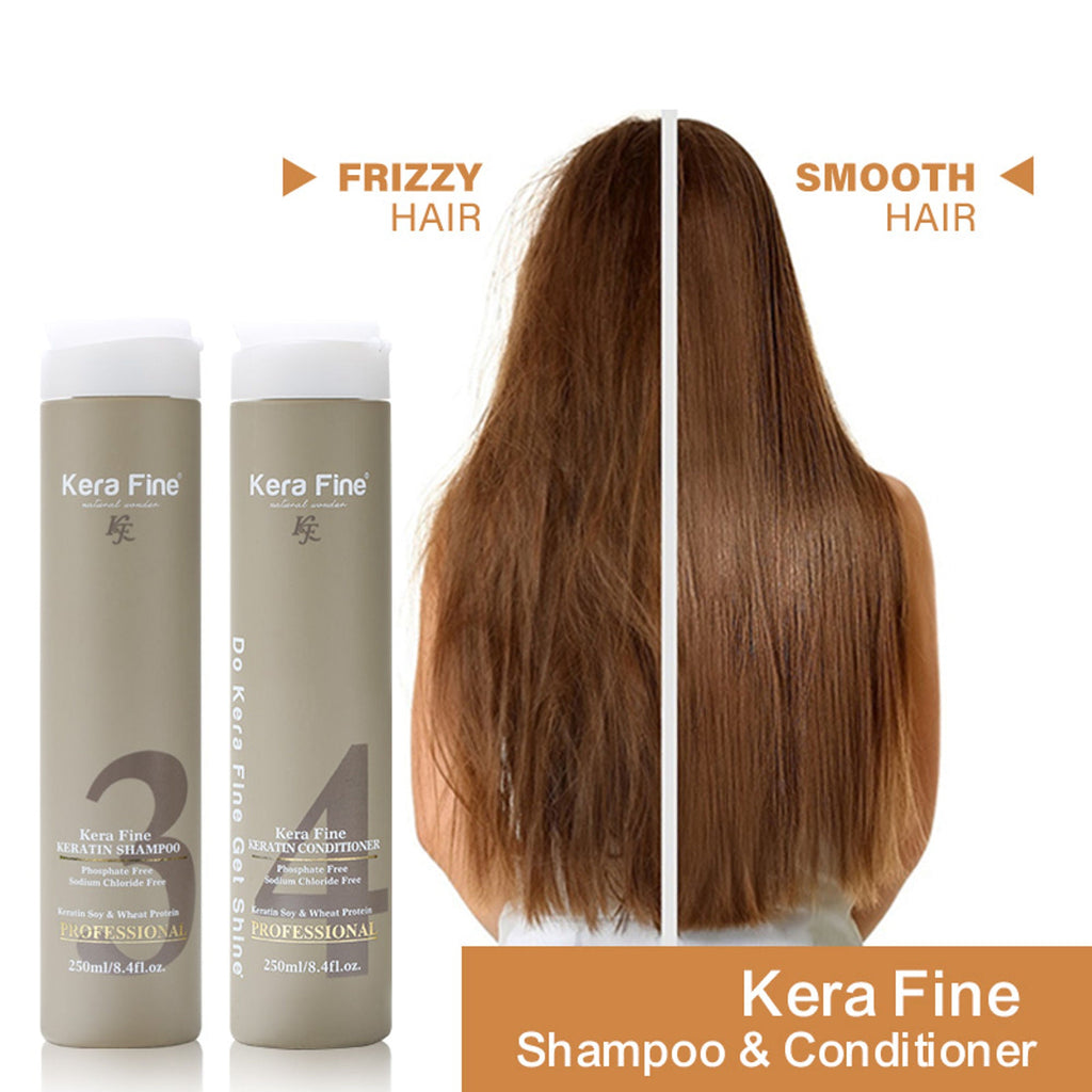 Kera Fine Keratin Shampoo & Conditioner Combo | Grocsy