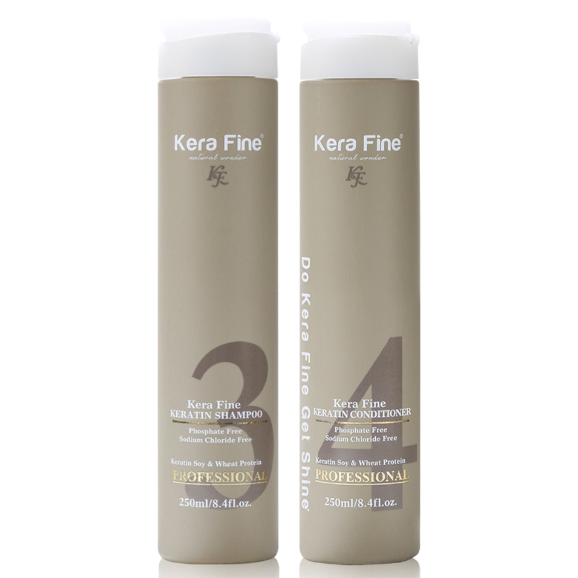 Kera Fine Keratin Shampoo & Conditioner Combo | Grocsy